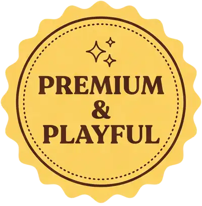 Premium and playful